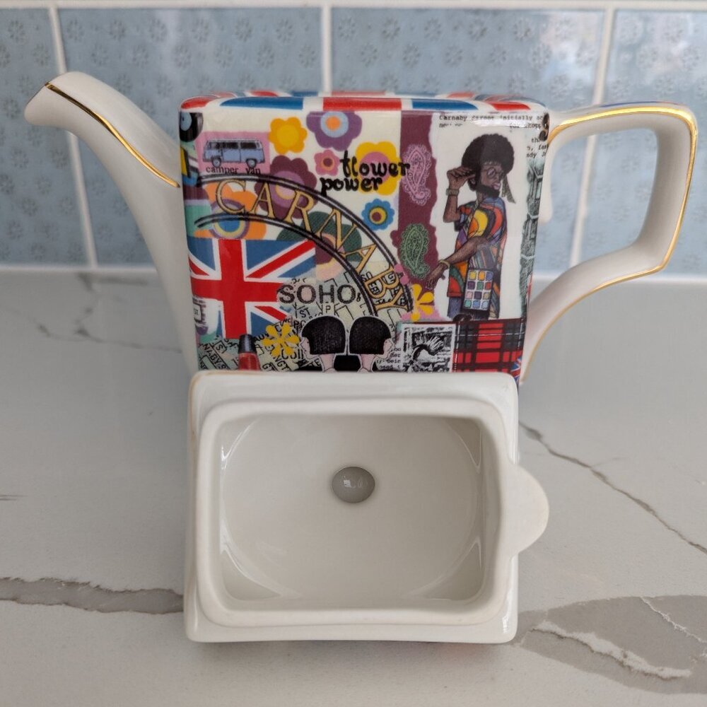James Sadler British Teapot Famous Streets Carnaby Collectible - Picture 7 of 10